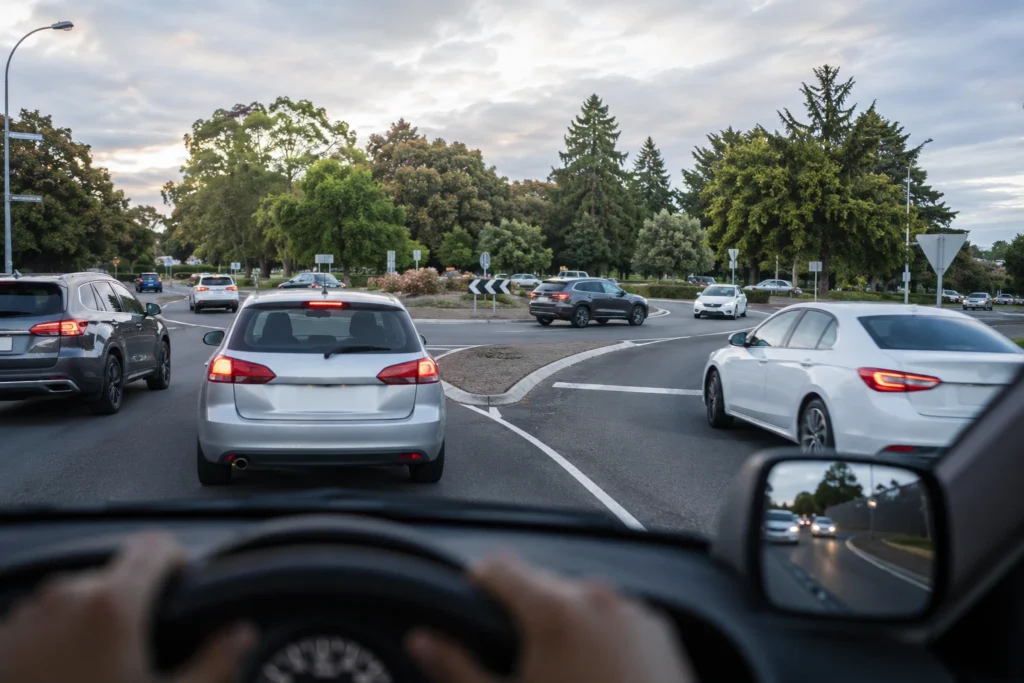 Trentham Roundabout – Learning to Deal with Unpredictable Drivers